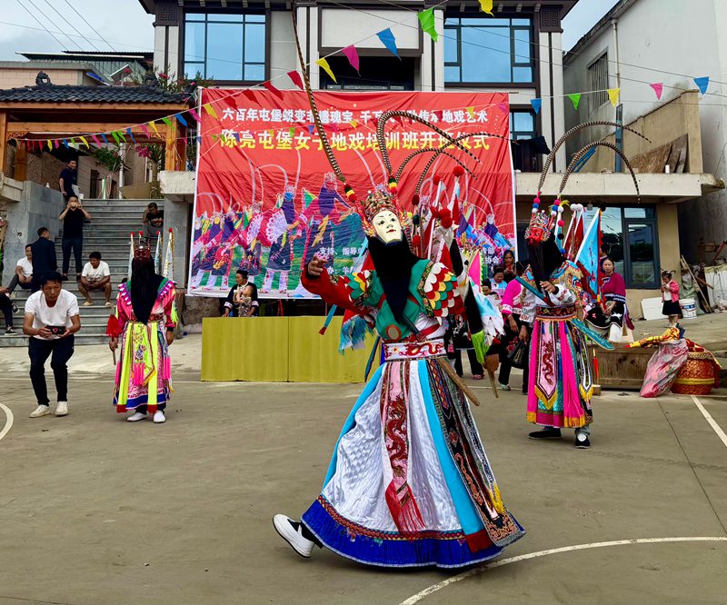 陳亮女子地戲培訓(xùn)班開班 為屯堡文化注入新活力。