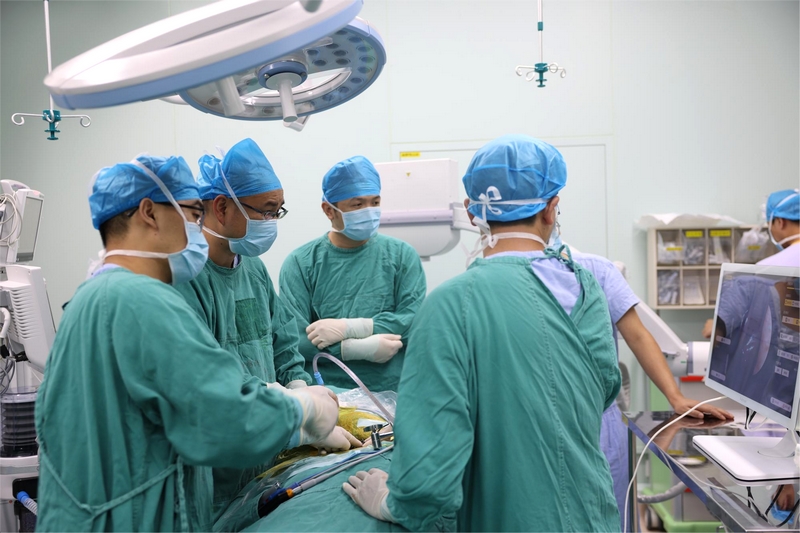 手術(shù)現(xiàn)場。