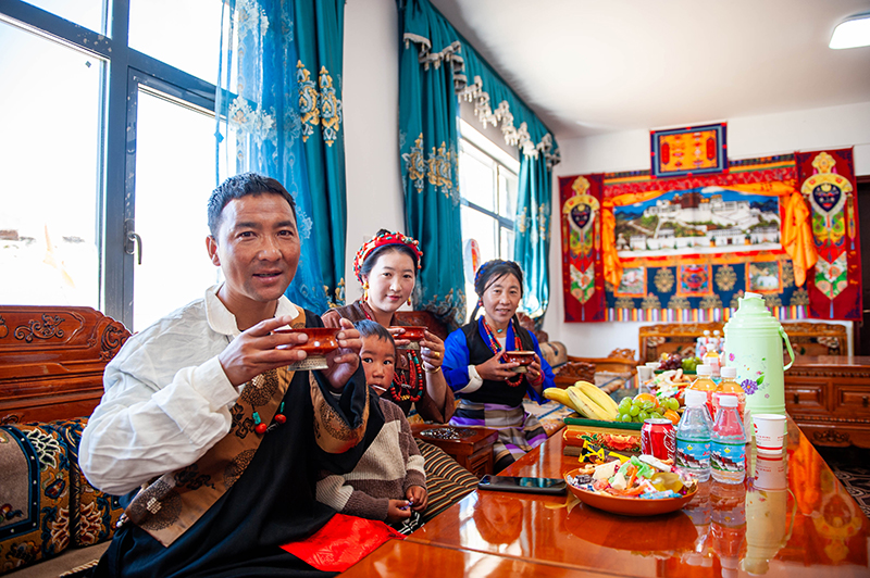 村民安心入住。