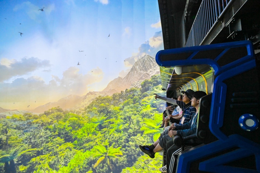 清鎮(zhèn)市侏羅紀恐龍小鎮(zhèn)。