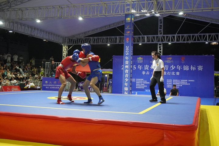 擂臺決賽對打。