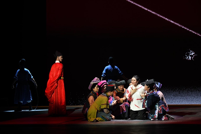 大型民族歌舞劇《奢香夫人》亮相貴州飯店國際會議中心。