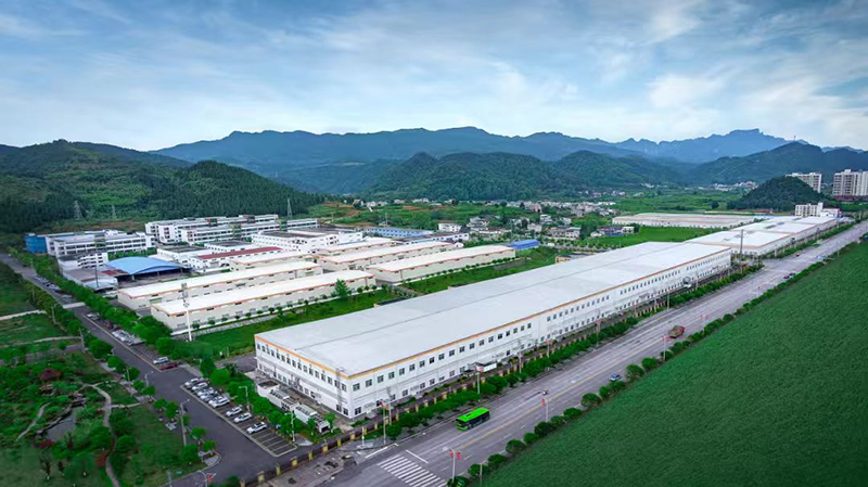 位于江口縣的貴茶茶業股份有限公司抹茶加工廠。