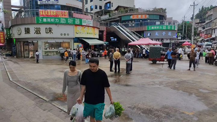 圖為糾治后秩序井然有序。