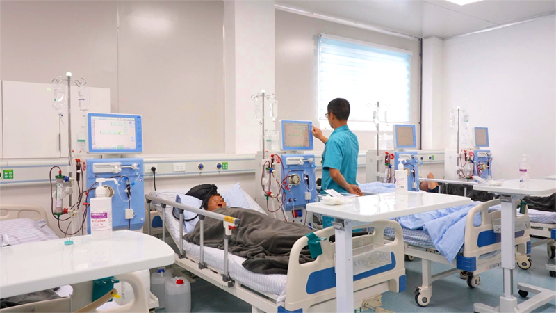 余慶縣松煙鎮中心衛生院血透室。