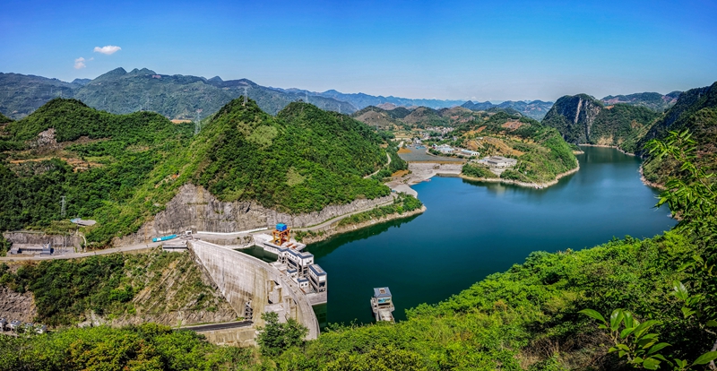 馬嶺水利樞紐工程。徐浩攝