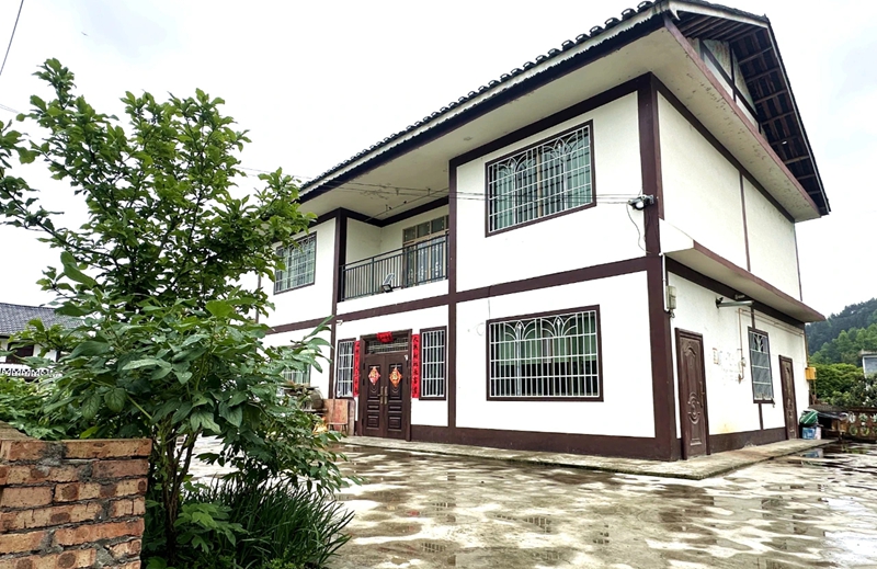 農家小院。湄潭縣融媒體中心供圖