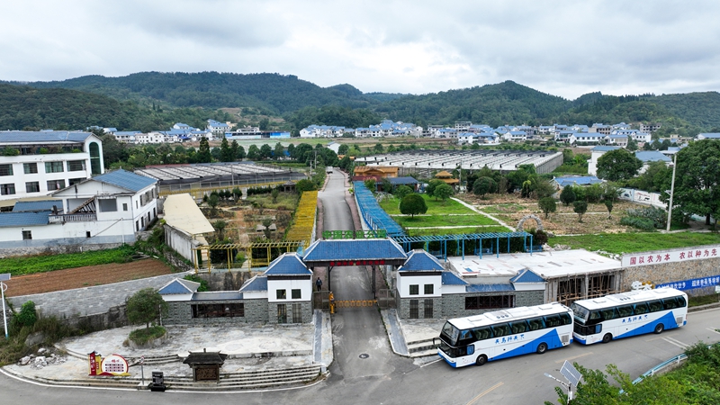 貴州長津農業生態科技有限公司航拍圖。沈建華 攝.JPG