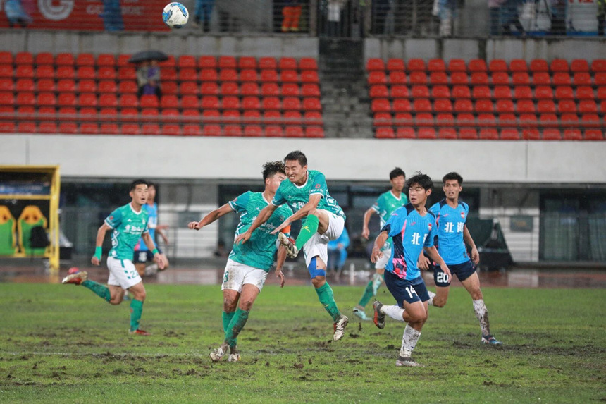 貴陽“城超”決賽現場。