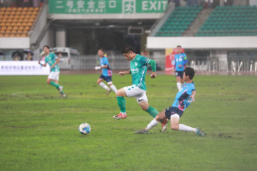 貴陽“城超”決賽現場。