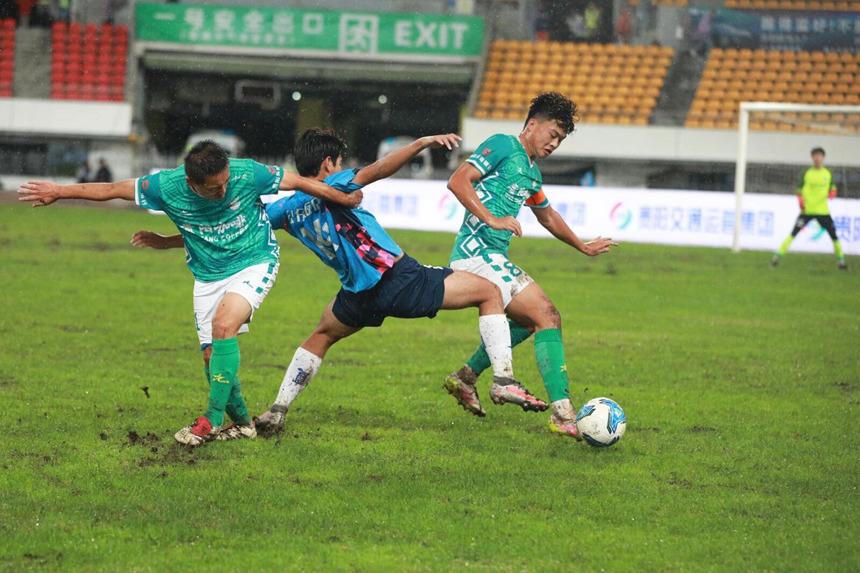 貴陽“城超”決賽現場。