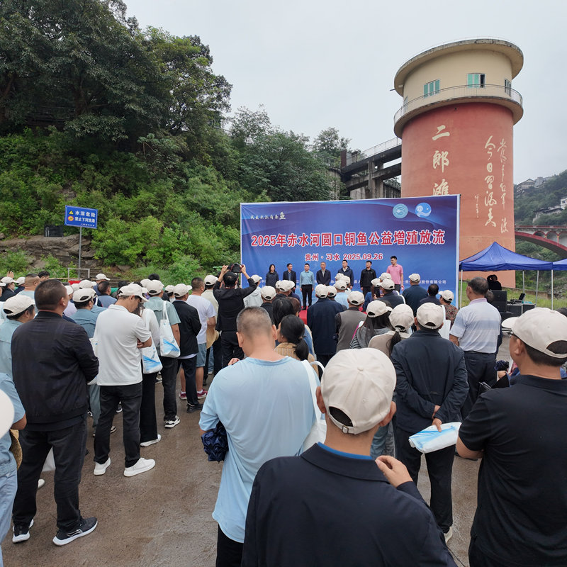 舉行放流儀式現(xiàn)場。稅會靜攝