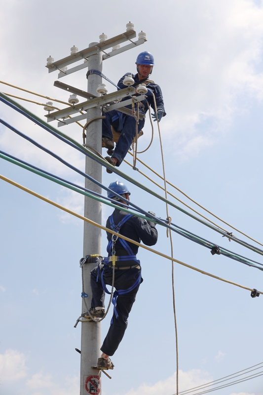 配電線路搶修現場。盧關文 攝.JPG
