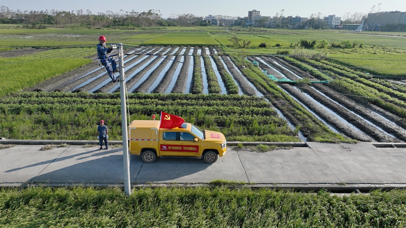 配電線路搶修現場。盧關文 攝.JPG