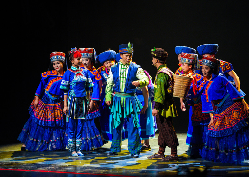 《追隨》劇照。遵義市演藝集團(tuán)供圖.  