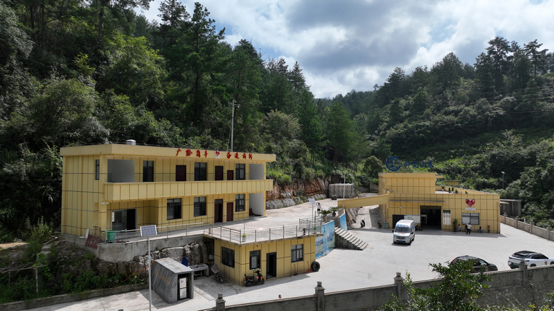 石龍溝水廠生產基地近照。