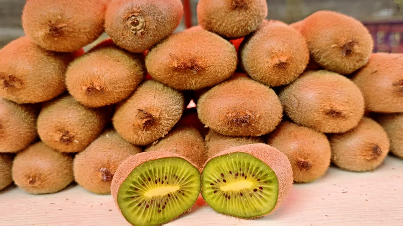 成熟售賣的獼猴桃。