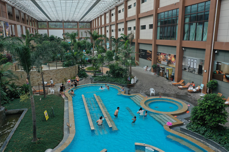 赫章縣九股水溫泉度假區。魯紹林攝