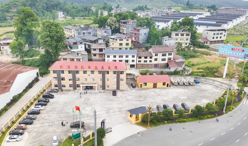 松桃自治縣去強村富民總公司。任濤攝