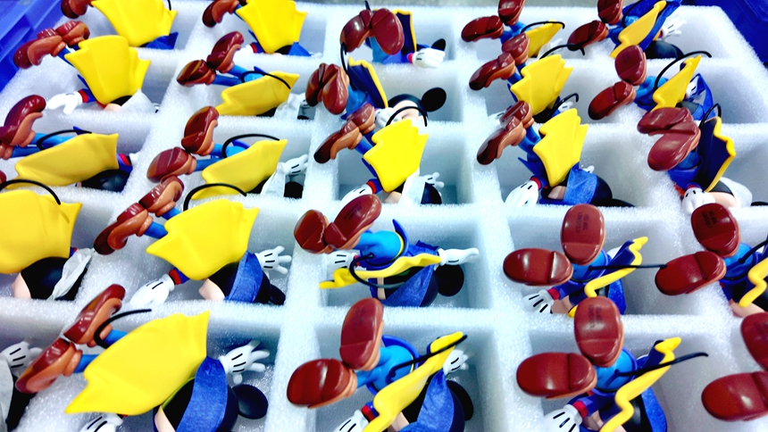 松桃孟溪強村富民工坊產品。朱子立攝