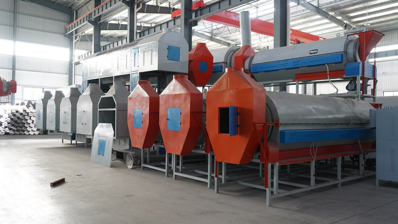 滾筒殺青機。