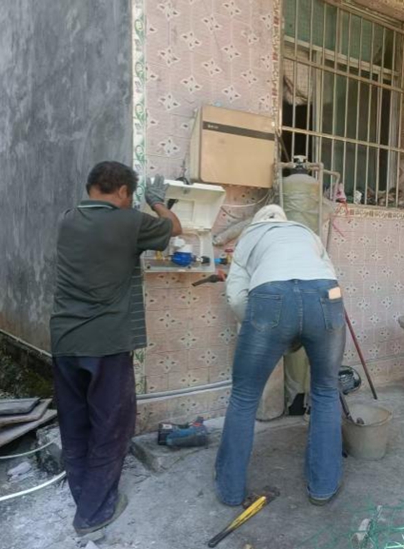 紫云自治縣大營鎮(zhèn)芭茅村自來水安裝中