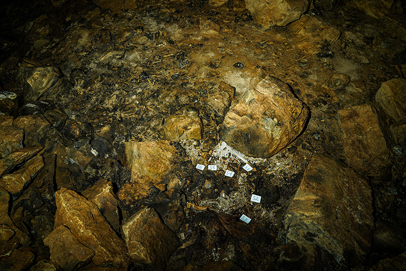 人類活動(dòng)遺跡。