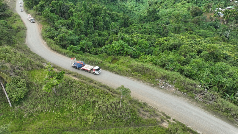 前往項目途中。