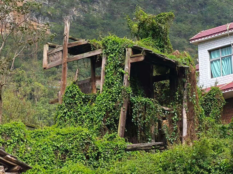 圖為楊家寨突圍戰遺址。