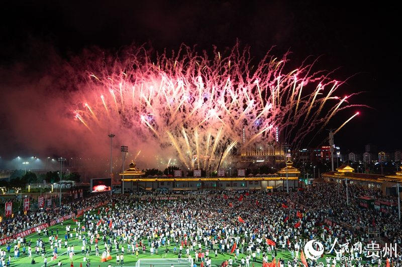 榕江“村超”。人民網 陽茜攝