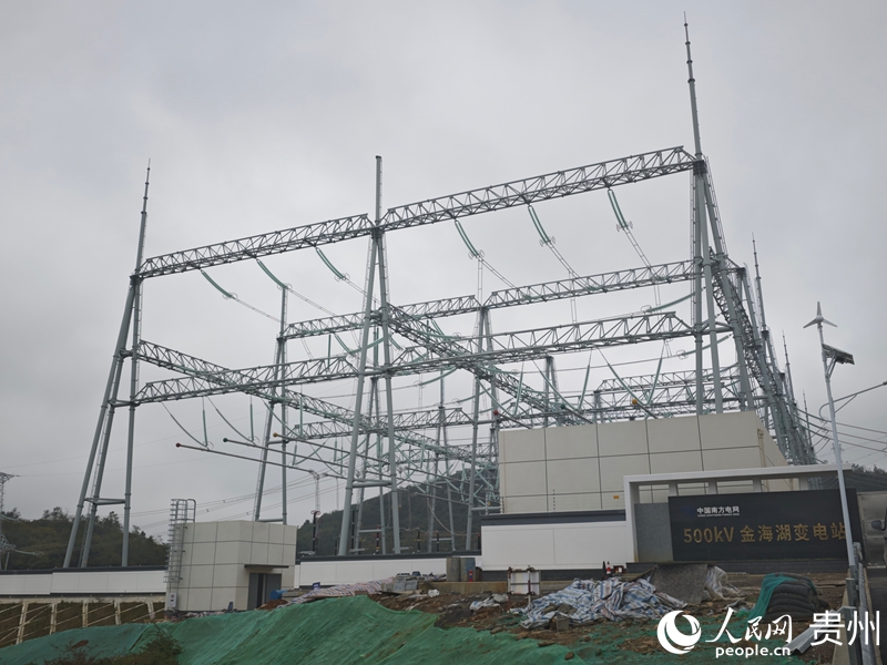 500千伏金海湖變電站。人民網(wǎng) 黃小桃攝