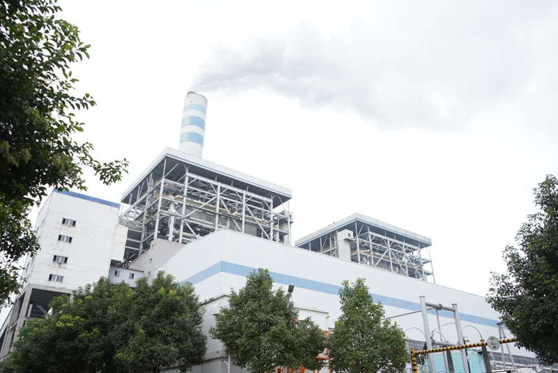 茶園電廠“W”型火焰鍋爐。黃源匯攝