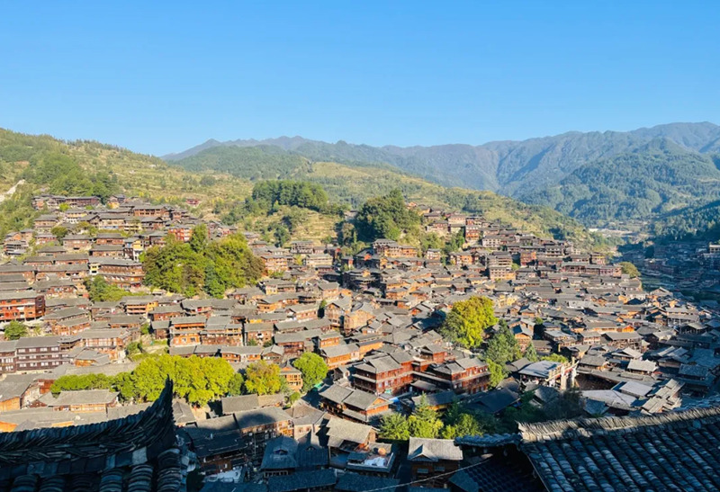 西江千戶苗寨。李信幟攝