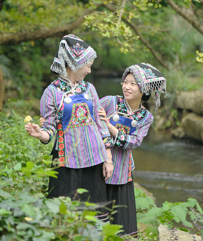 銀杏班成員民族風采。