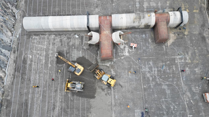 總投資已過半，花灘子水庫工程快速推進。