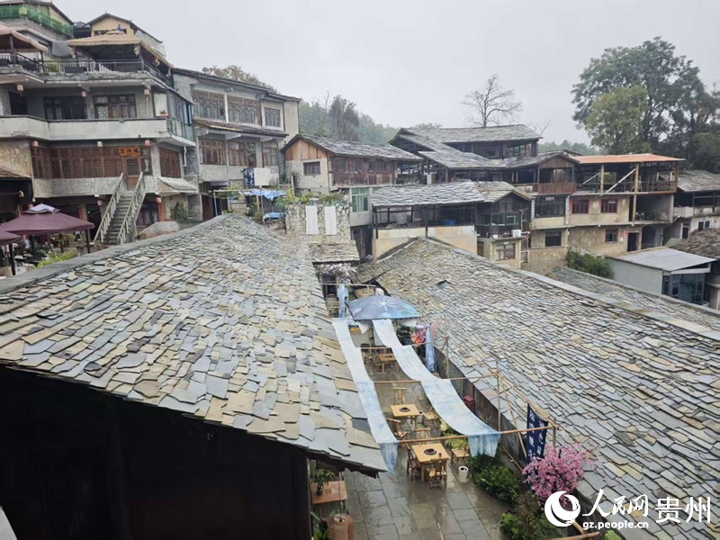 花溪鎮山村。人民網 龍章榆 攝