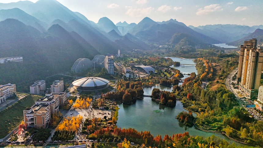 六盤水明湖國家濕地公園。