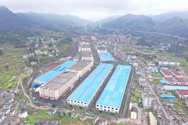 溫水包材園區(qū)航拍圖。