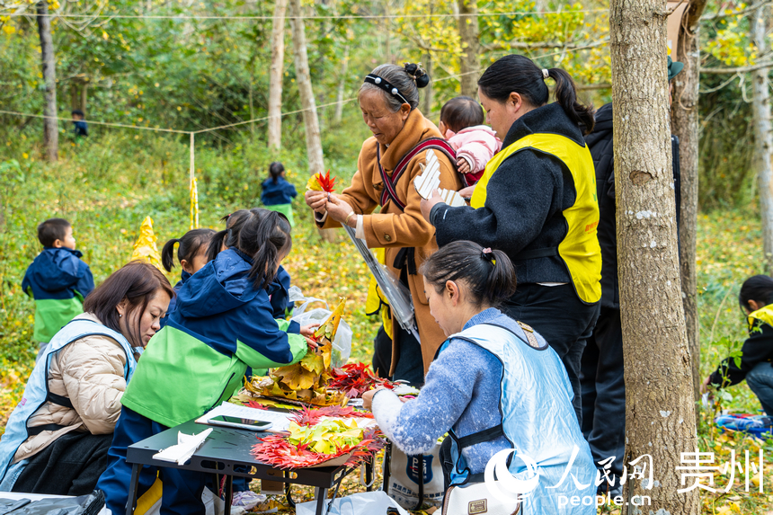 世界古銀杏之鄉迎來游學熱。人民網 陽茜攝
