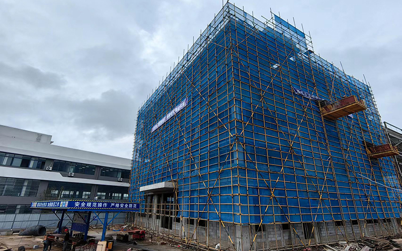 貴州熠景航空科技有限公司二期項目現場。牟紹莉攝