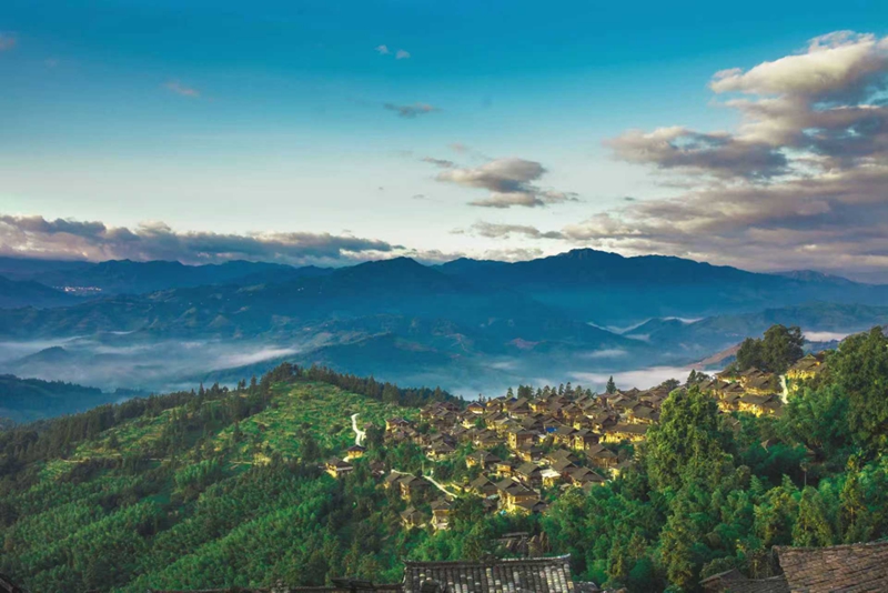 4、岜沙苗寨。