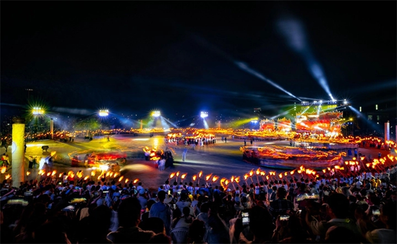 海坪火把節。姚詠 攝