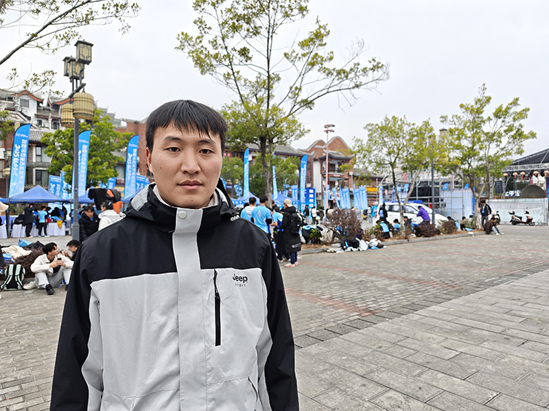 成年男子組參賽選手程春敏。