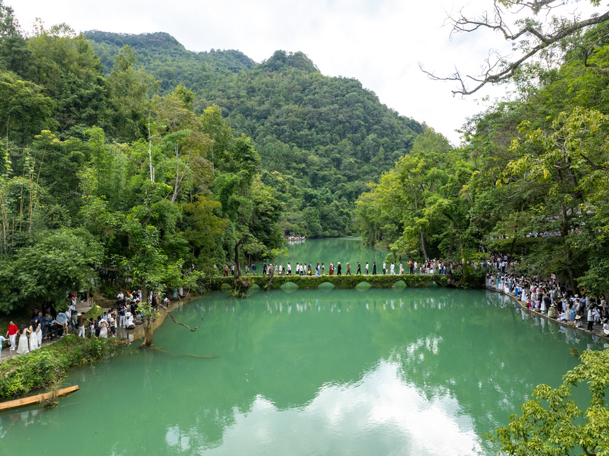 小七孔秀美風(fēng)光。羅凱攝