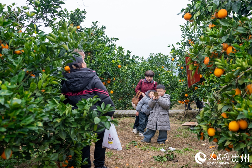 小朋友和家人在基地內(nèi)游覽拍照。人民網(wǎng)記者 涂敏攝