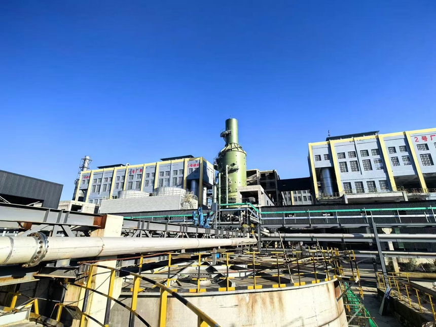 圖為:貴州新天鑫化工有限公司技改后企業