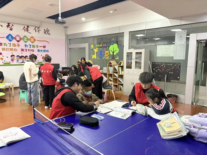 活動現場。