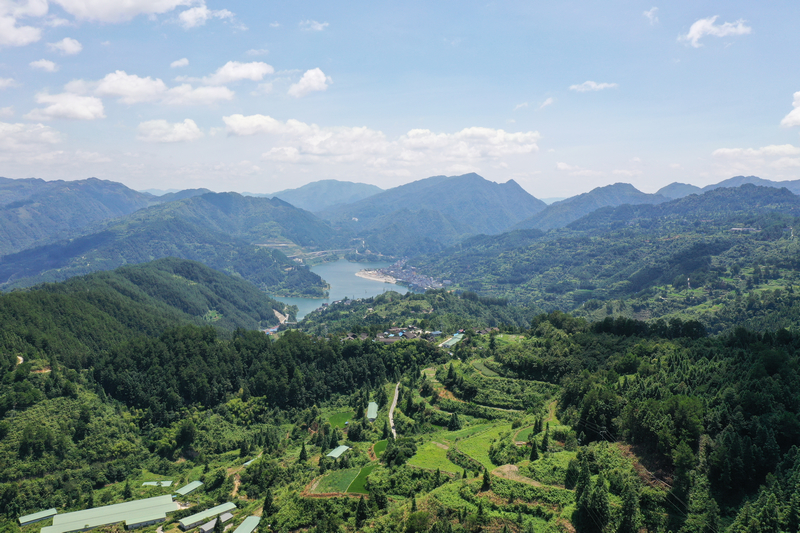 劍河縣的綠水青山。 楊家孟攝