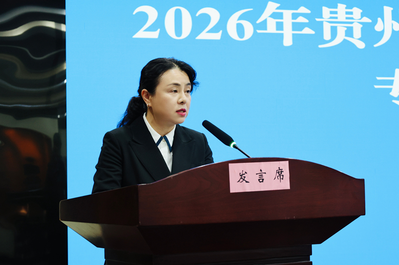 黔南州商務局局長謝黎劍。