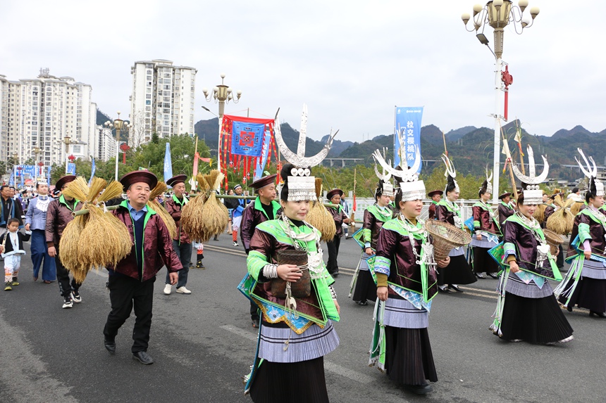 3 圖為各具特色的巡游方陣